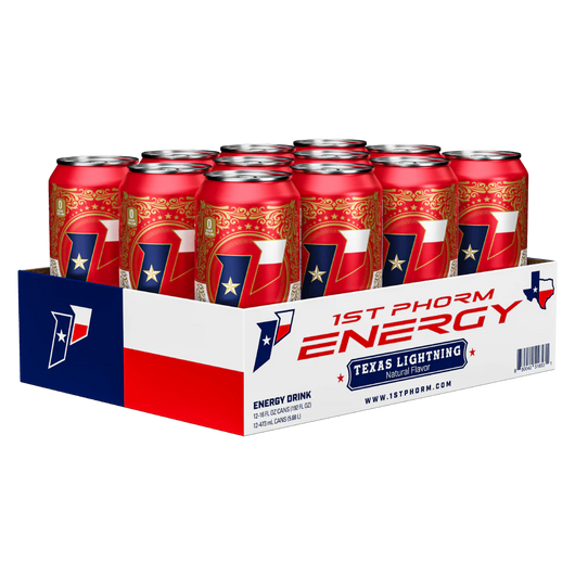 1st Phorm Energy – Sugar-Free 200 mg Natural Caffeine + Nootropics | 12‑Pack