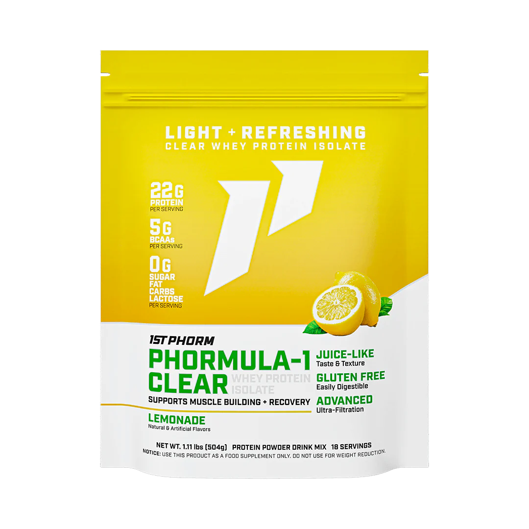 Phormula-1 Clear Protein Powder Shakes by 1StPhorm