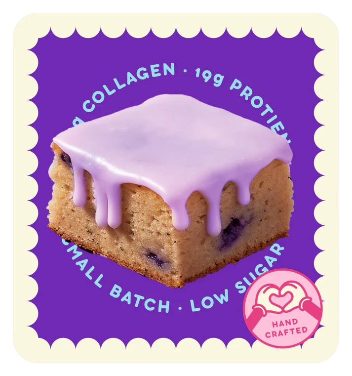 Prime Bites Protein Brownie Blueberry Clobber Nutrition and macros