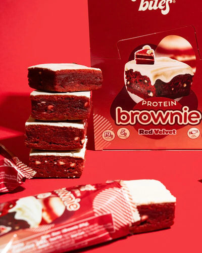 Alpha Prime Prime Bites Protein Brownies – 19g Whey, 5g Collagen, Low Sugar