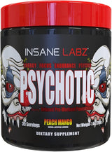 Insane Labz Psychotic, High Stimulant Pre Workout Powder (35 SERVINGS)