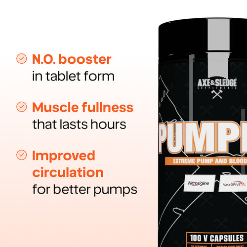 PUMPIES Nitric Oxide Booster by Axe & Sledge Supplements