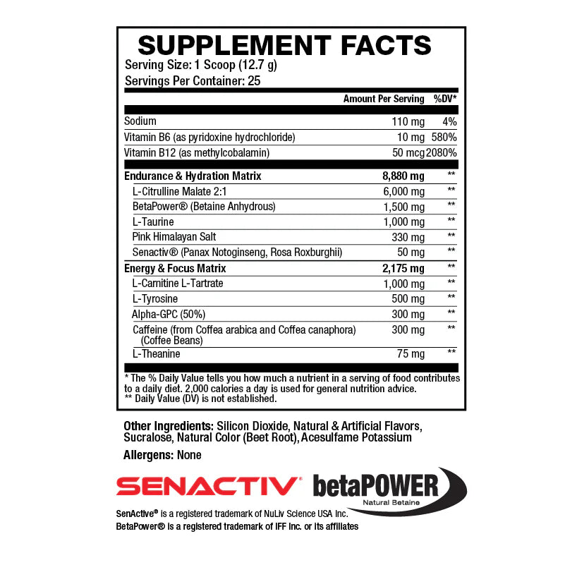 PWR'D UP - No Itch Natural Caffeine Pre-workout