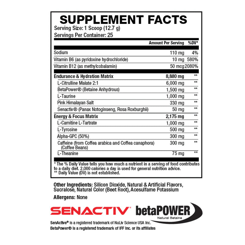 PWR'D UP - No Itch Natural Caffeine Pre-workout