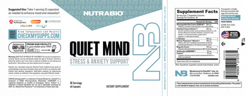 Quiet Mind with Ashwagandha by Nutra Bio