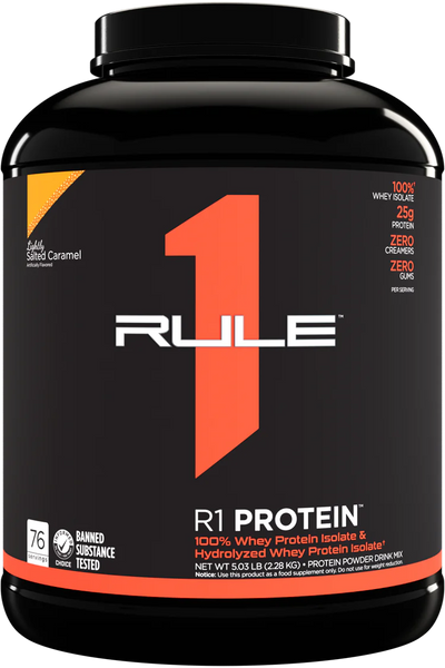 Rule 1 R1 Protein,  - 25g Whey Isolate & Hydrolysate + 6g BCAAs