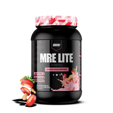 Redcon1 MRE Lite Protein Powder in Strawberry Shortcake
