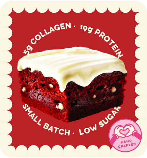 Prime Bites Protein Brownie by Alpha Prime — 19g Protein, 5g Collagen, Low Sugar (12-Pack)