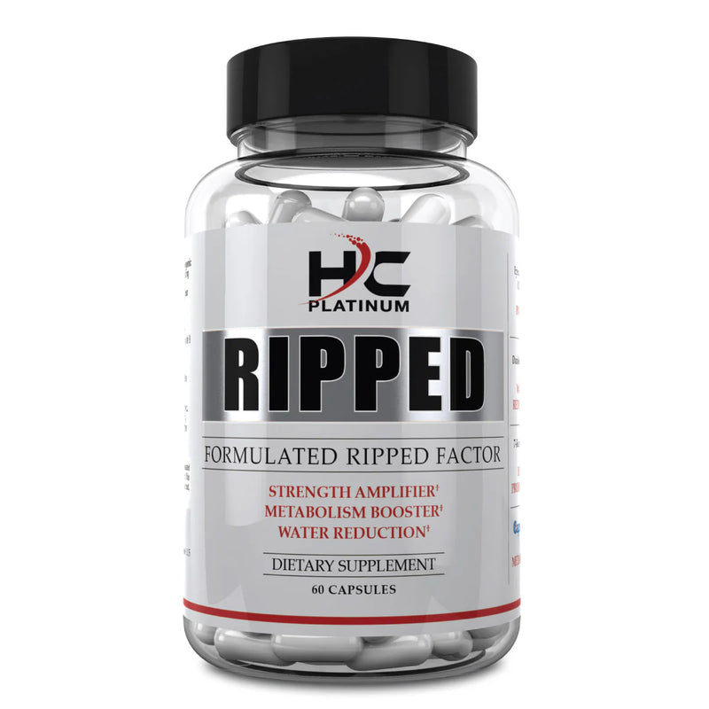 HC Platinum Hardcore Ripped - Caffeine Free Thermogenic by HC Platinum