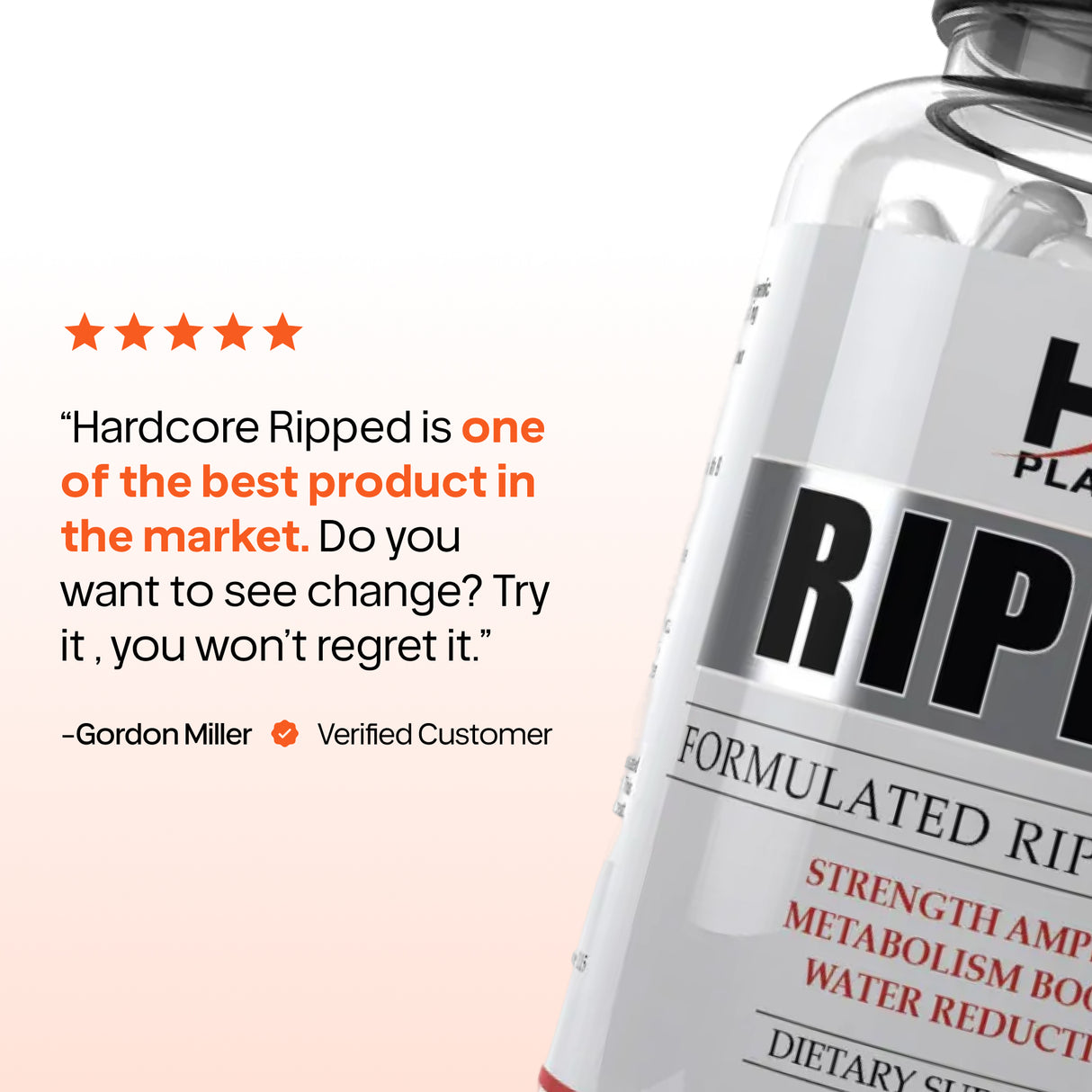 Hardcore Ripped - Caffeine Free Thermogenic by HC Platinum