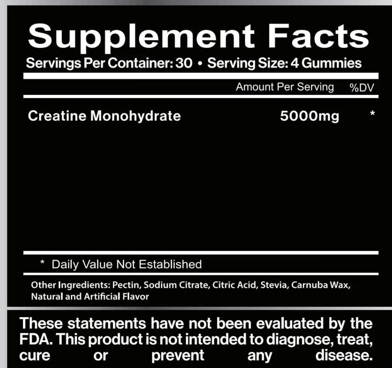Vital Creatine Gummy - Creatine Monohydrate