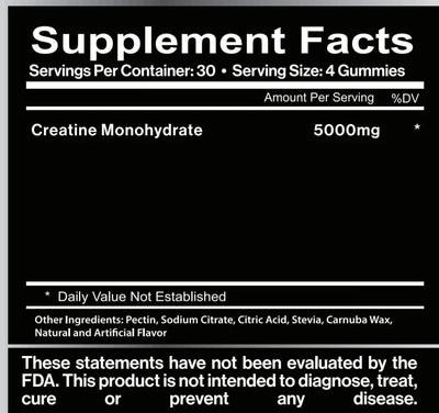 Vital Creatine Gummy - Creatine Monohydrate