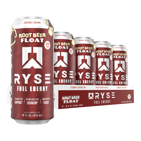 Ryse Fuel Energy Drinks Root Beer Float