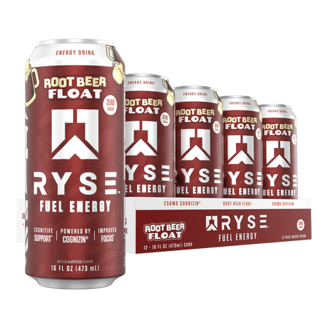 Ryse Fuel Energy Drinks Root Beer Float