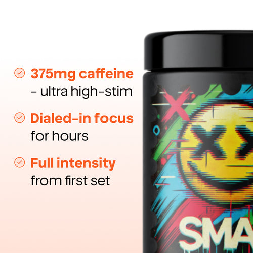 SMAK Pre‑Workout – High‑Stim 375 mg Caffeine
