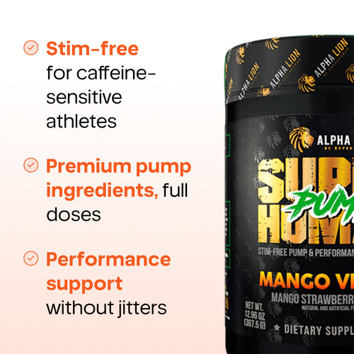 Superhuman Pump Pre Workout by Alpha Lion