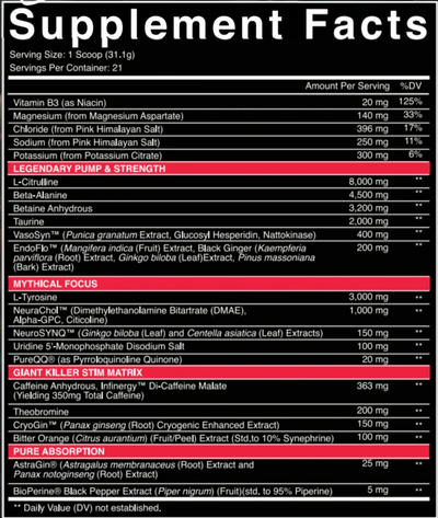 NutriFitt Crucifix Pre-Workout (Lee Priest Collab), 350mg Caffeine, 21 Servings
