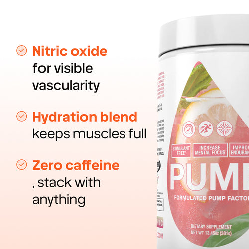 Sweat Ethic Pump — Stim-Free Pre-Workout Powder (Pump & Hydration Support)