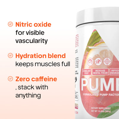 Sweat Ethic Pump — Stim-Free Pre-Workout Powder (Pump & Hydration Support)