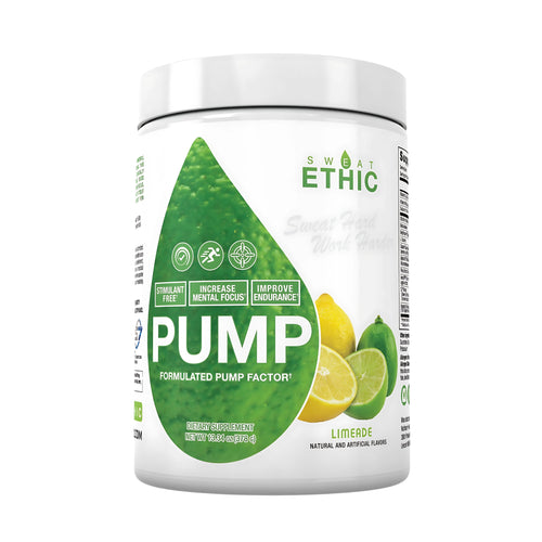 Sweat Pump Pump Pre-workout powder stim-free in Limeade
