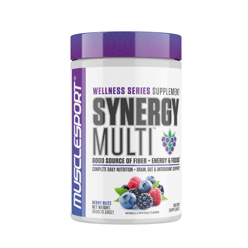 MuscleSport Synergy Multi | Complete Daily Multivitamin Powder with Brain, Gut and Antioxidant Support