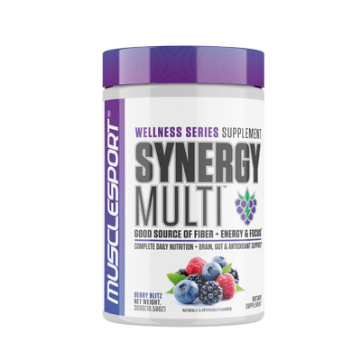 MuscleSport Synergy Multi | Complete Daily Multivitamin Powder with Brain, Gut and Antioxidant Support