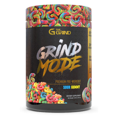 Grind Mode Premium Pre-Workout by The Grind, 30 Servings Sour Gummy