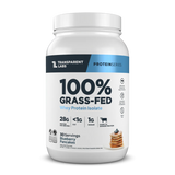 Transparent Labs Grass-Fed Whey Protein Isolate — 28g Protein, Clean Ingredients (30 Servings)