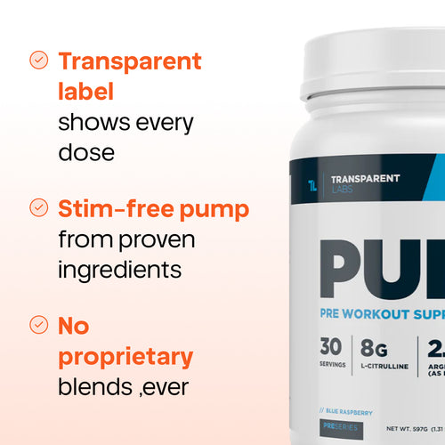 Transparent Labs Pump