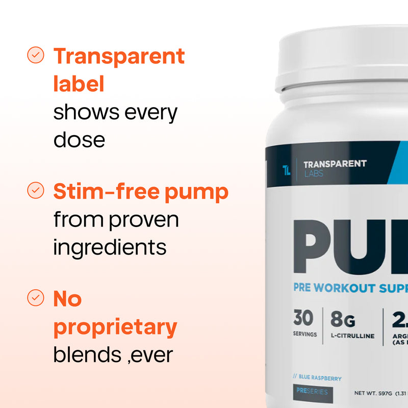 Transparent Labs Pump