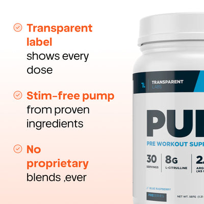 Transparent Labs Pump