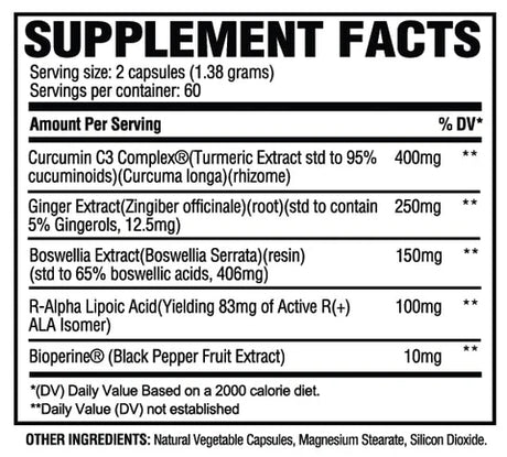 Revive MD Turmeric Curcumin with Black Pepper Joint Support Supplement - Heart Health & Immune System Booster - Tumeric and Ginger with Bioperine Anti-Inflammatory Pills - 120 Capsules