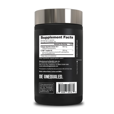 Unbound Supplements traditional herbal root extract and West African herbal extract ingredient panel