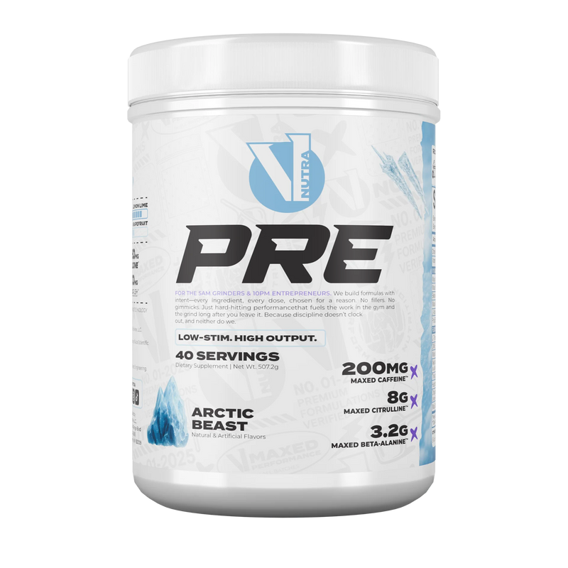 V1 Nutra Pre workout Arctic Beast