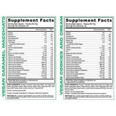 Plant-Source 100% Vegan Protein - Keto, Low Sugar, Dairy Free - 20g Protein by Black Magic