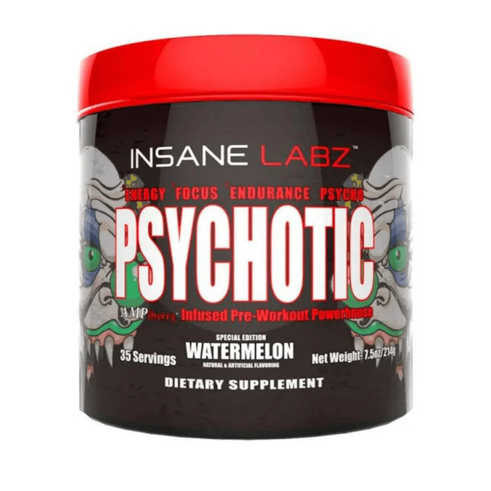 Insane Labz Psychotic, High Stimulant Pre Workout Powder (35 SERVINGS)