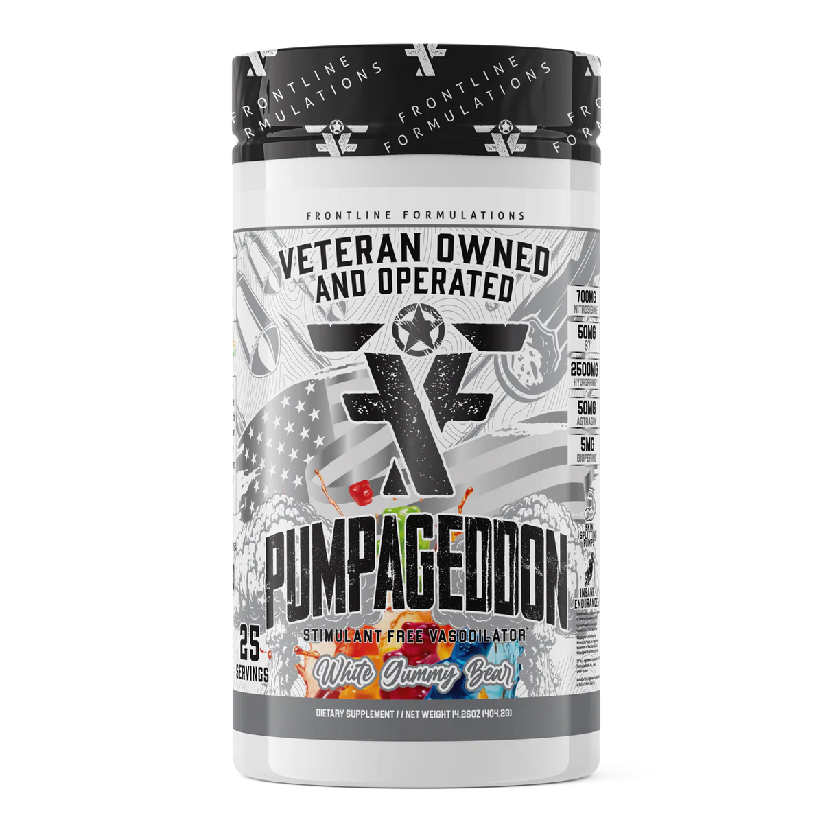 Pumpageddon, Non Stim Pre-Workout Powder, Explosive Workouts, Insane Endurance, Skin Splitting Pumps, Veteran Owned and Operated