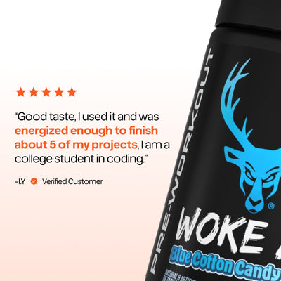 Bucked Up Woke AF Pre-Workout — High-Stim Energy, Pump & Focus (30 Servings)