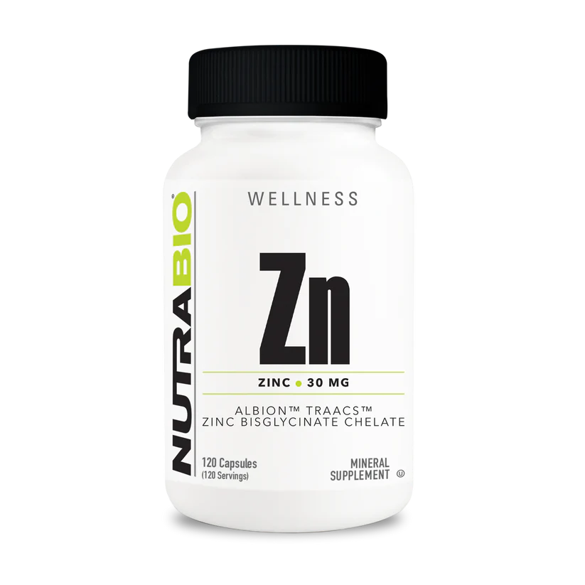 Zn Zinc 30mg 120sv - Nutra Bio