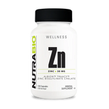 Zn Zinc 30mg 120sv - Nutra Bio